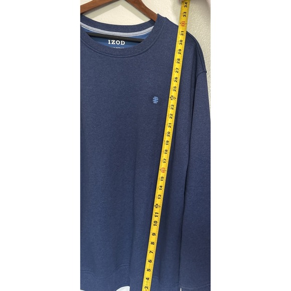 IZOD Advantage Men's Performance Stretch Pullover Blue Sweatshirt‎ Size 2Xl - Picture 7 of 8